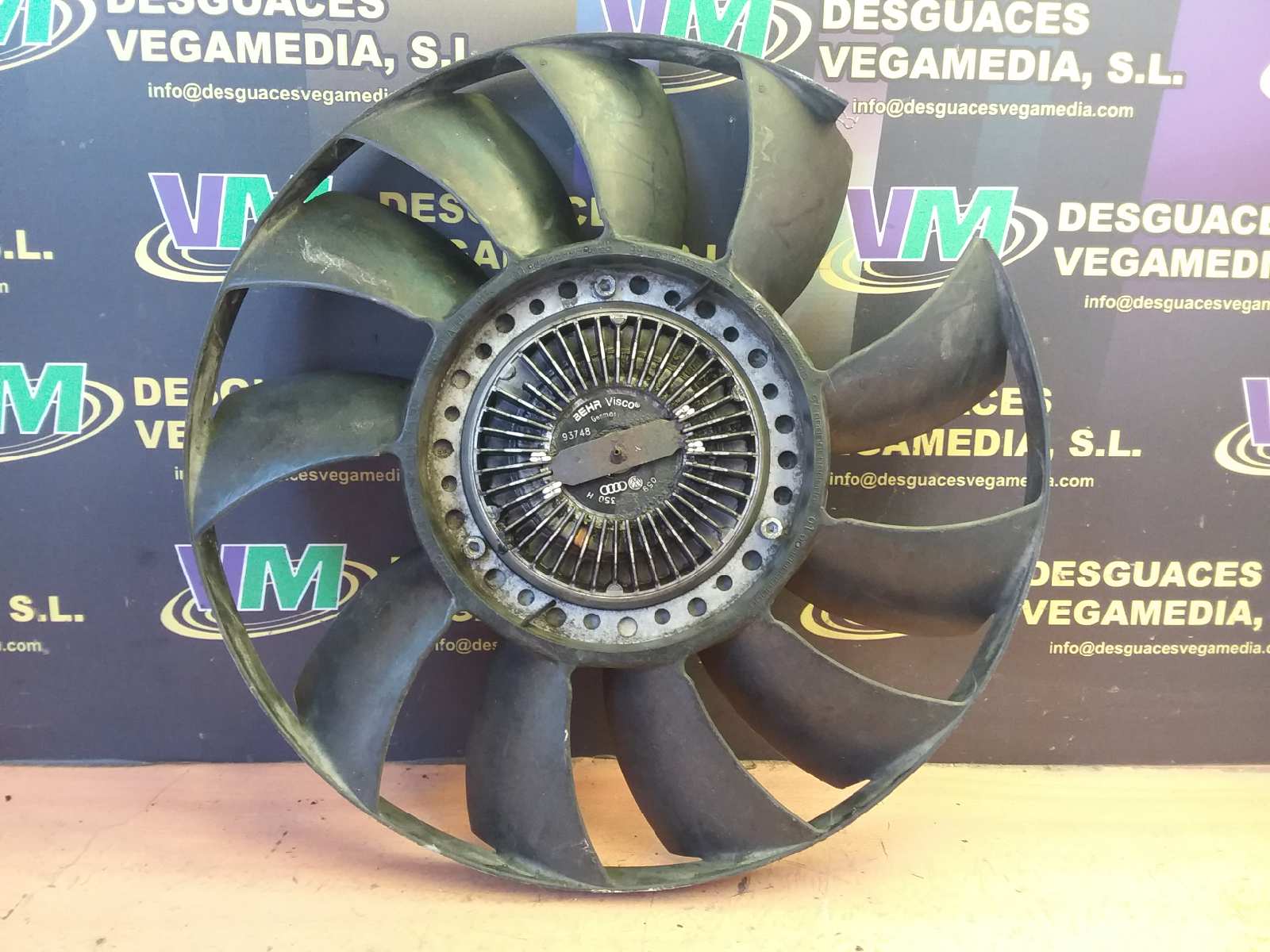 Ventilador viscoso motor