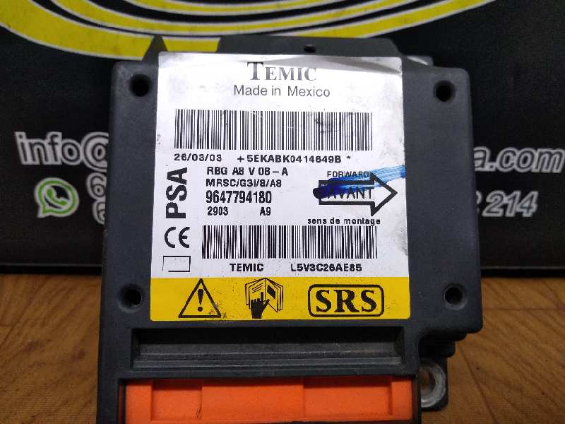 Centralita airbag