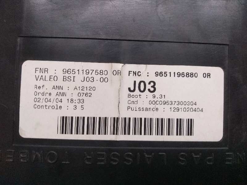 Caja reles / fusibles, foto 1 de 2