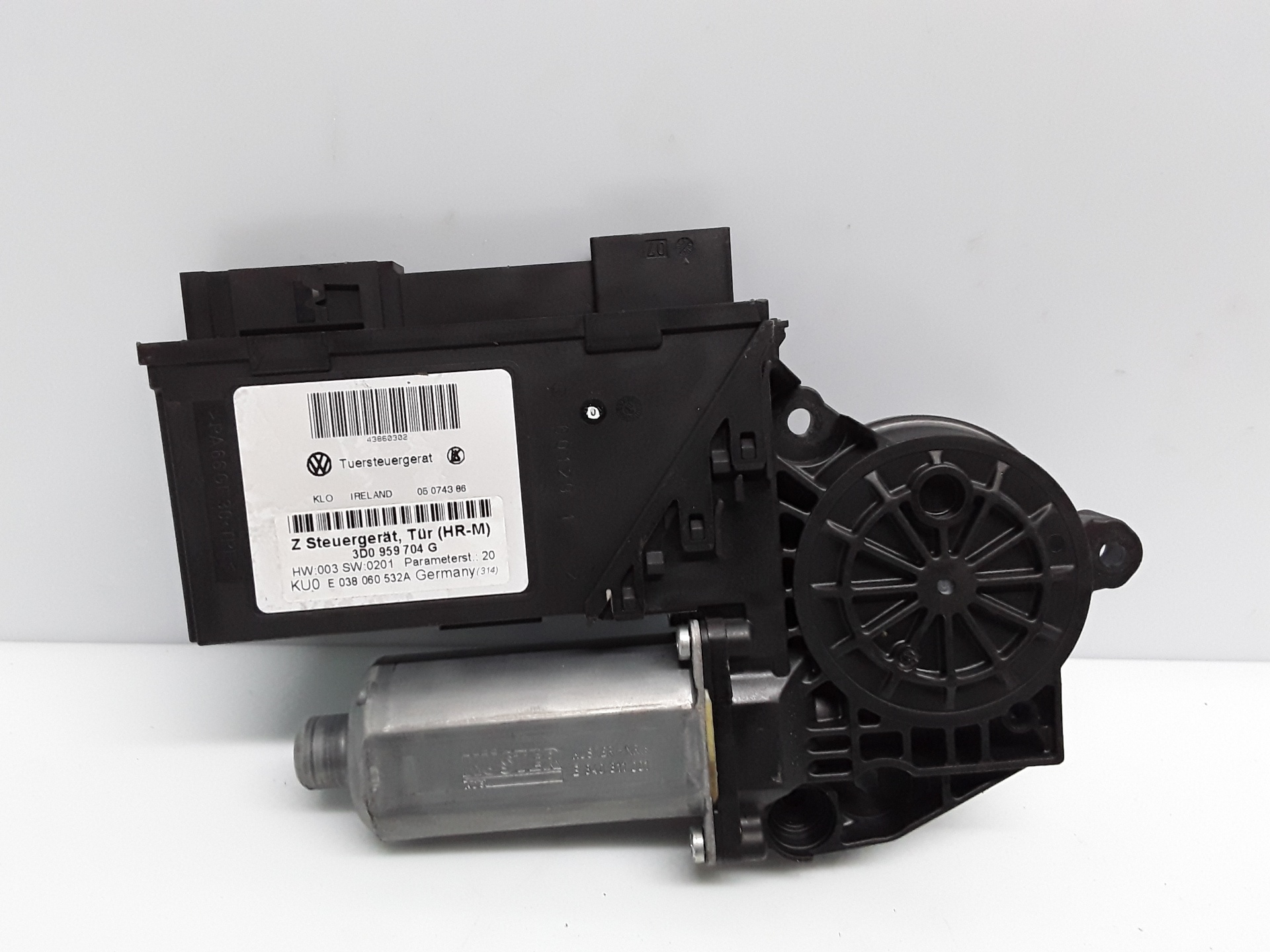 Motor elevalunas trasero derecho, foto 1 de 3