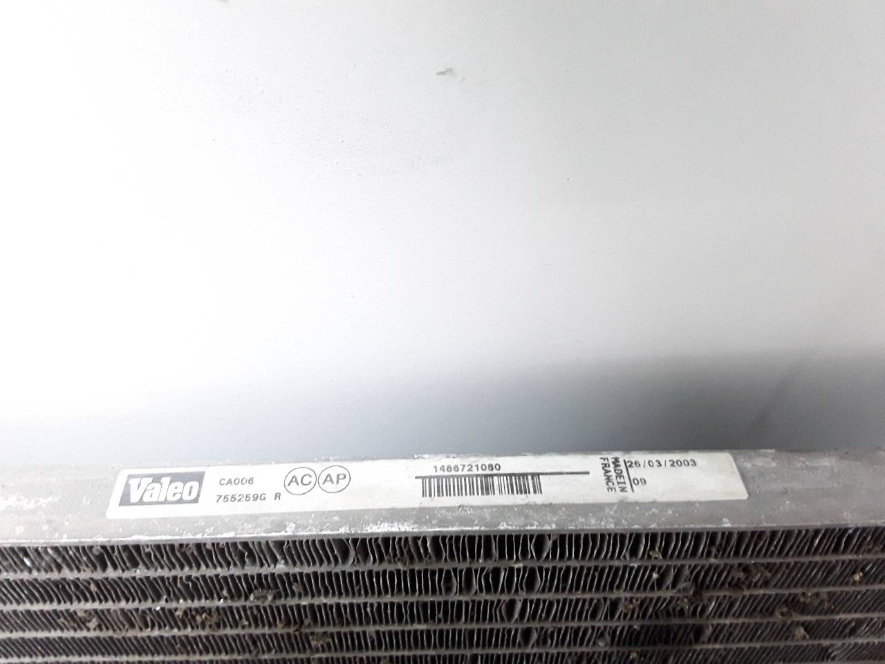 Condensador / radiador aire acondicionado