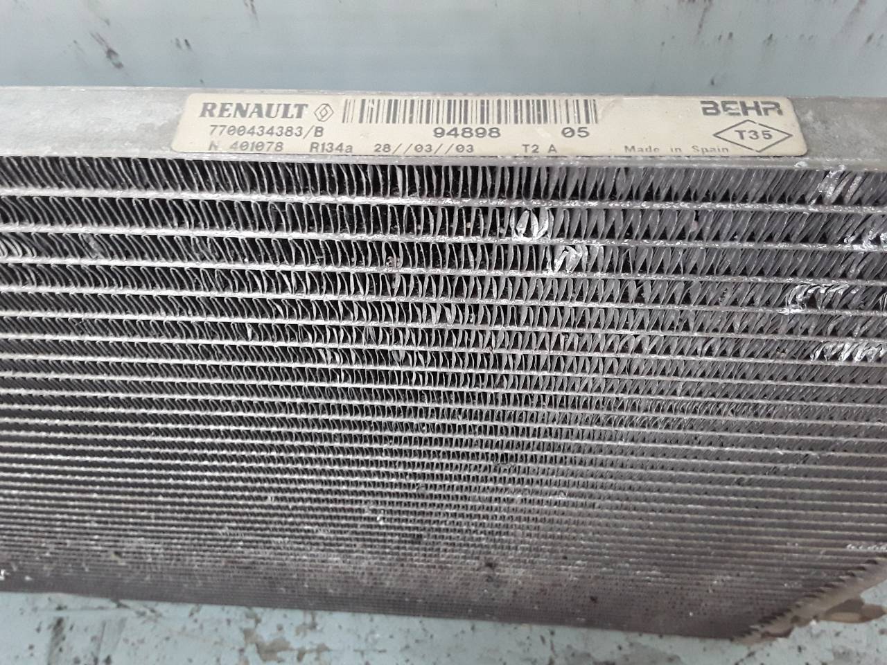 Condensador / radiador aire acondicionado