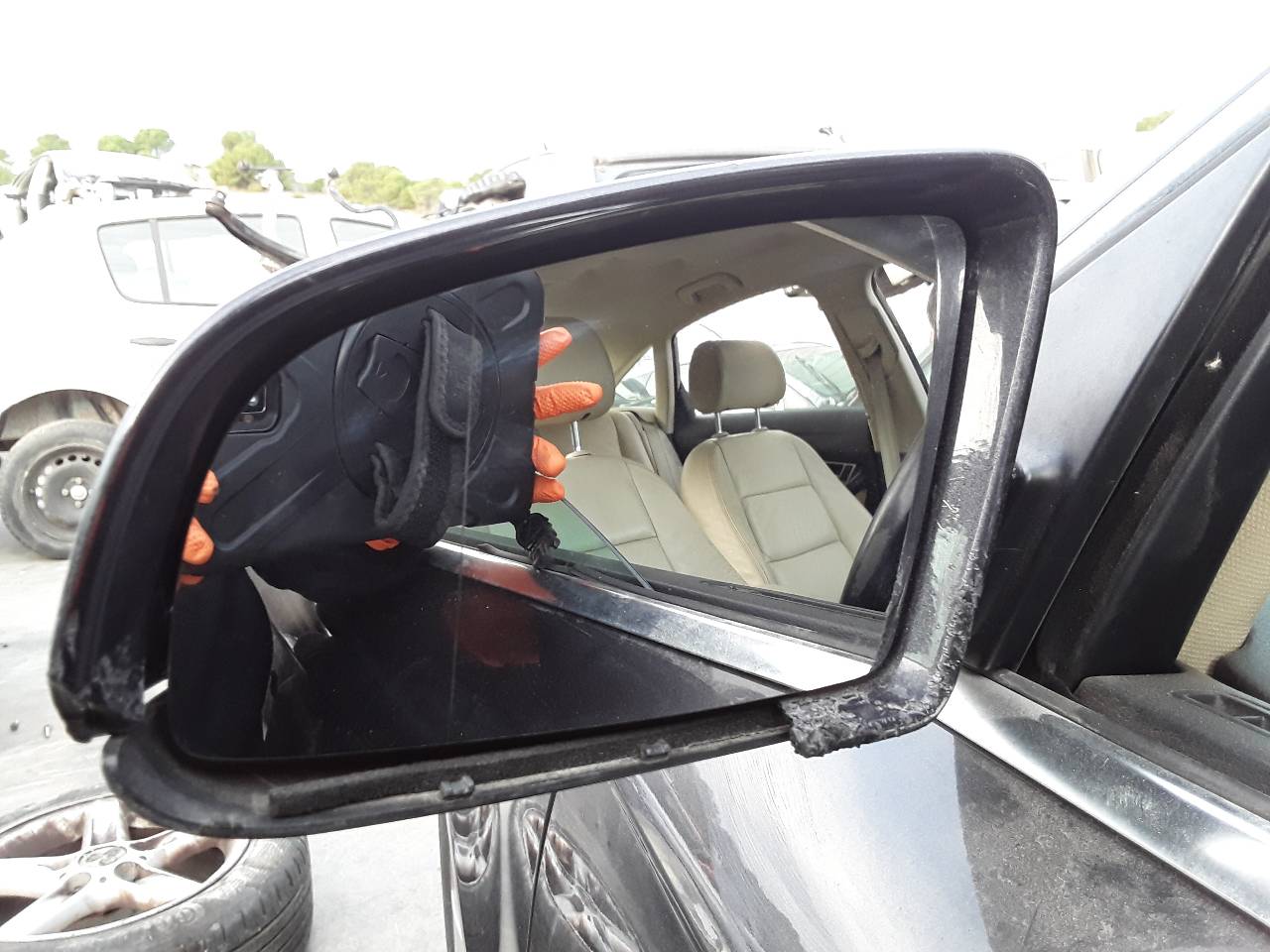Vidro do retrovisor esquerdo, foto 1 de 3