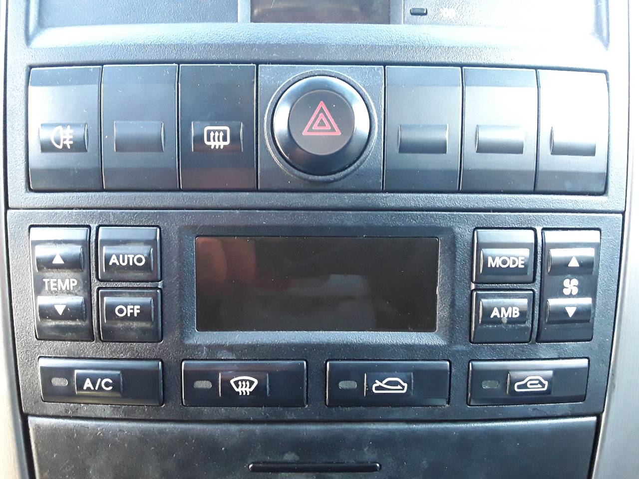 Heater / air conditioning control