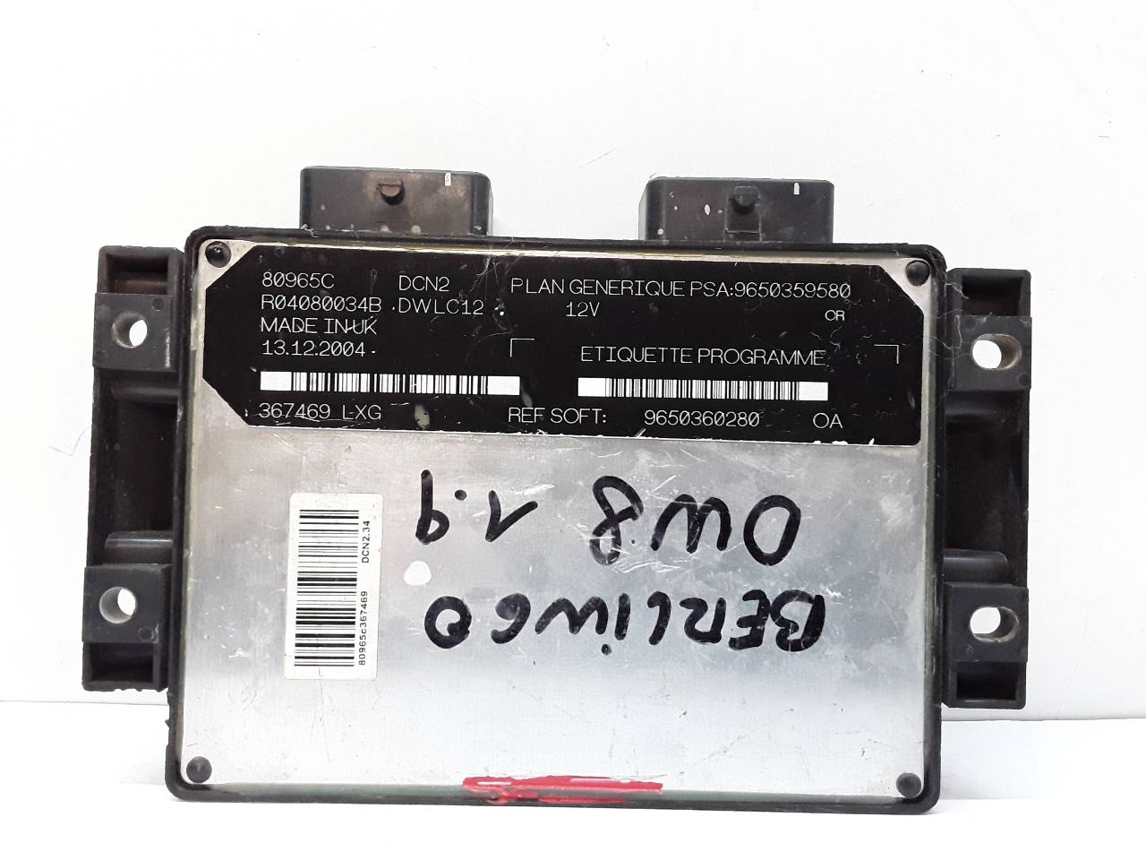 Centralita motor uce