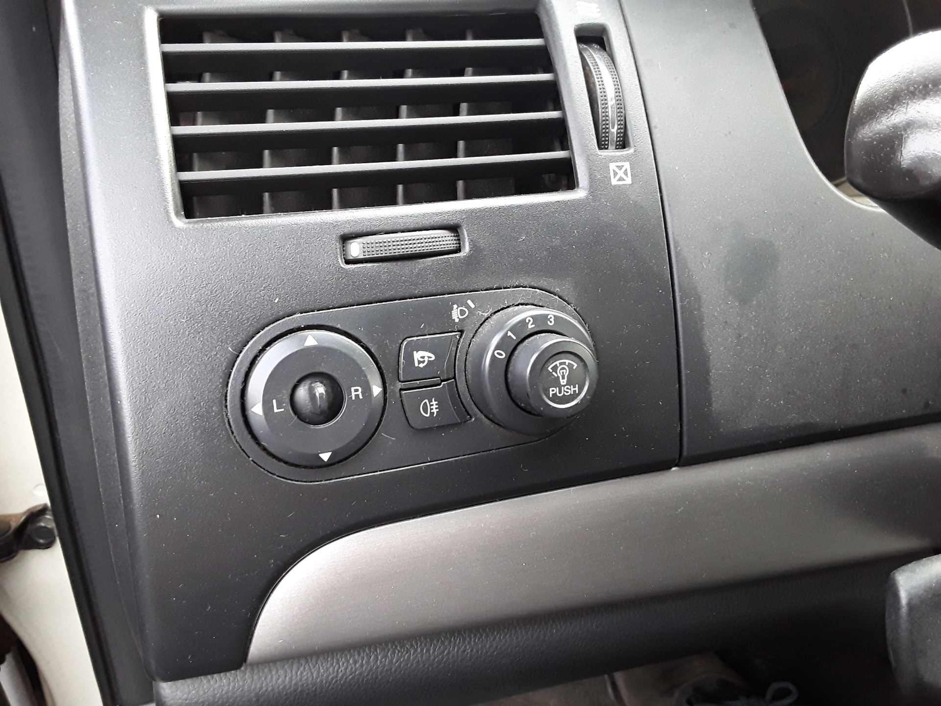 Mando retrovisor