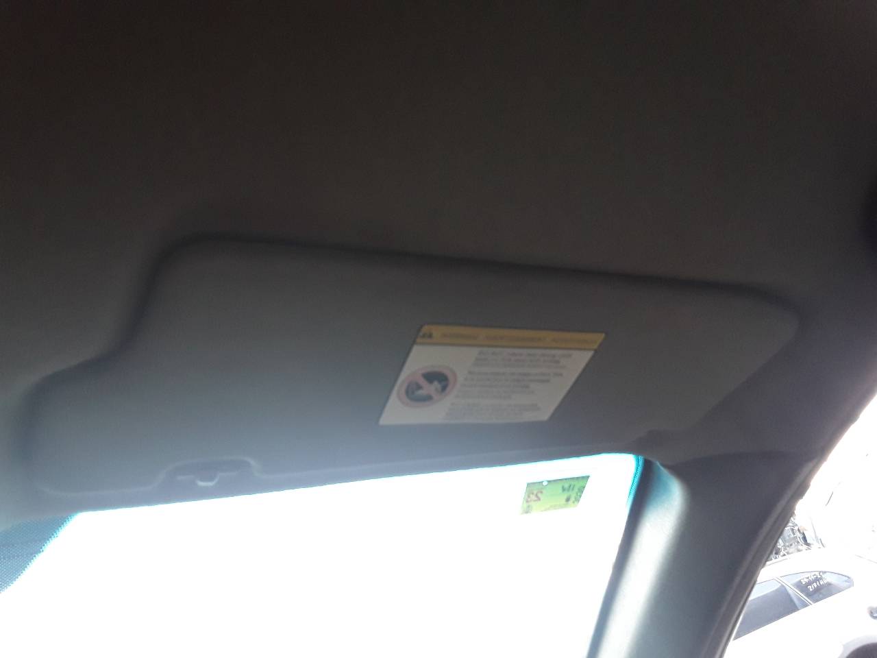 Right sun visor, photo 1 of 2