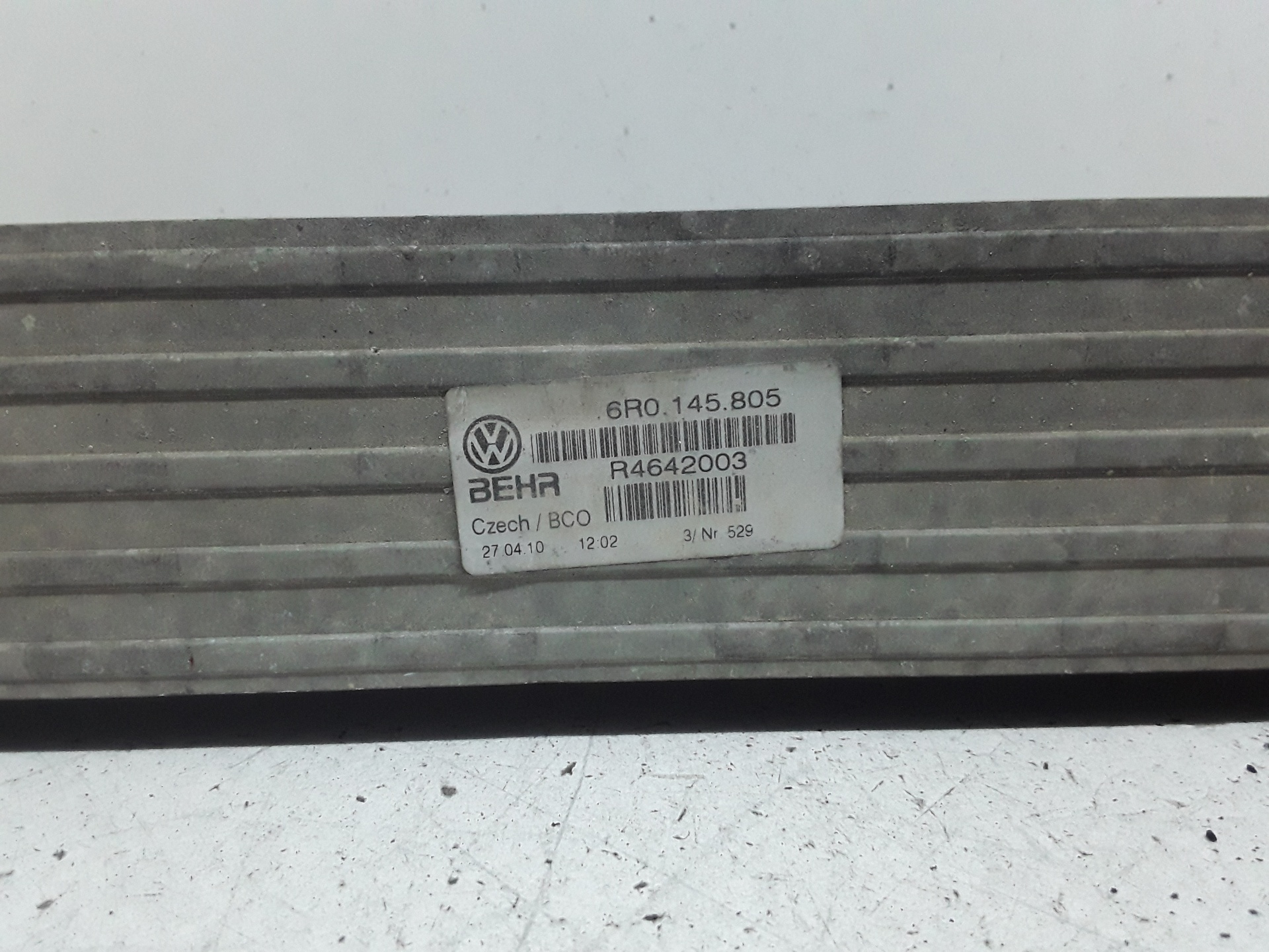 Radiador caja cambios