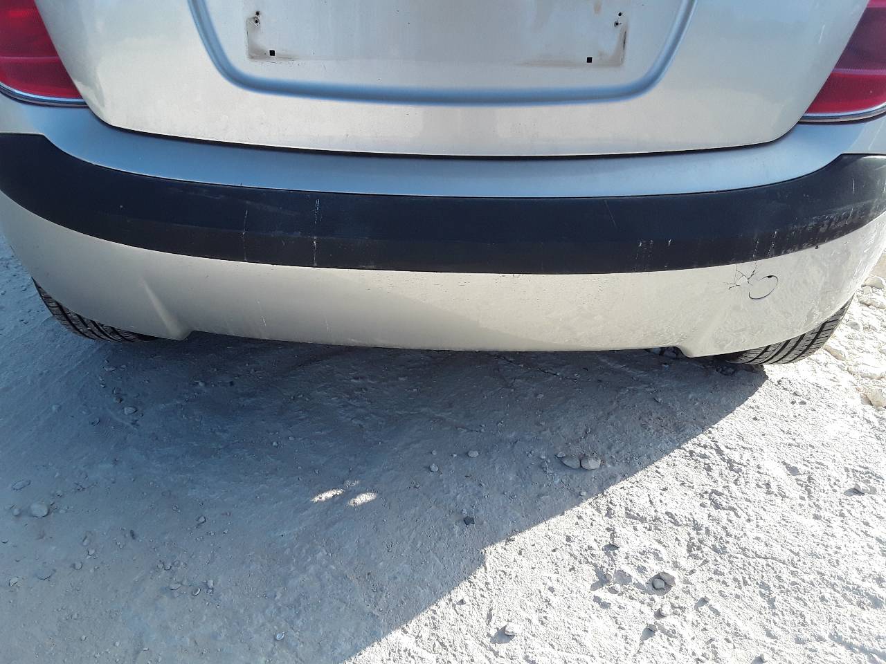 Paragolpes trasero
