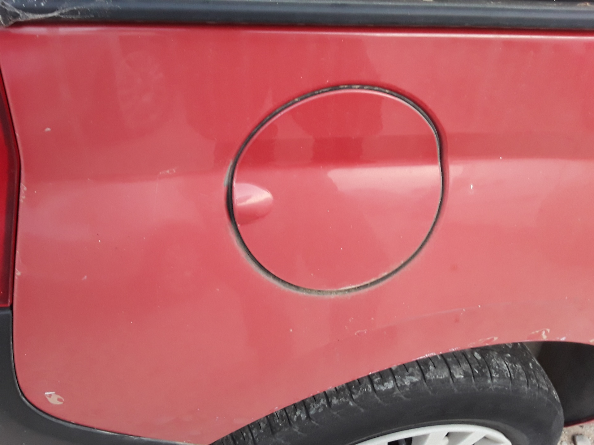 Tapa exterior combustible