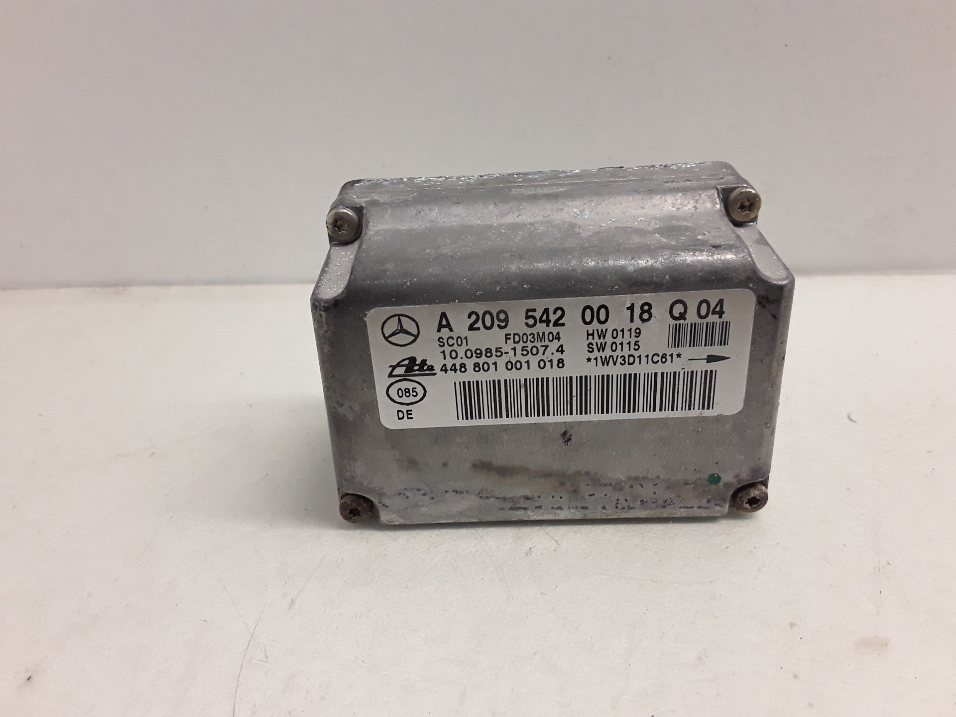 Sensor control estabilidad